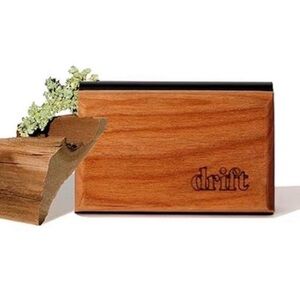 Drift Wooden Aromatherapy Block - Natural Brown - Visor Clip Kit Open Air scent